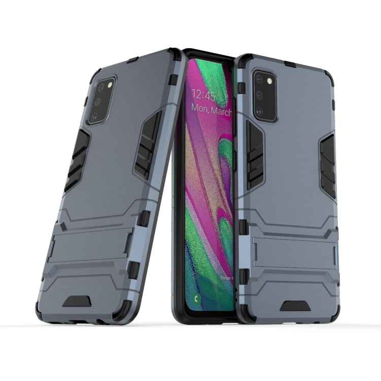 Galaxy A41 Shockproof PC + TPU Protective Case with Invisible Holder