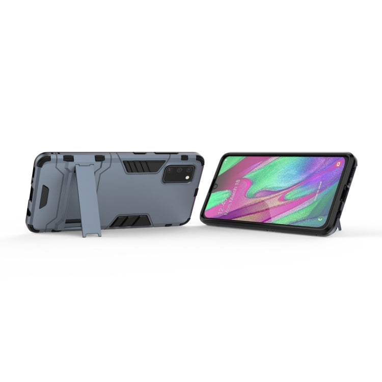 Galaxy A41 Shockproof PC + TPU Protective Case with Invisible Holder