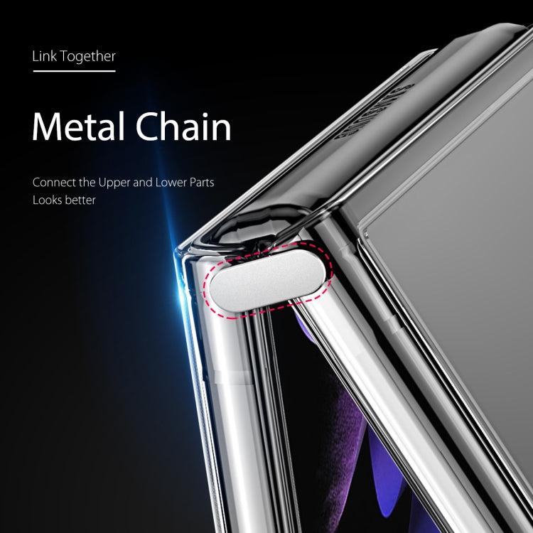 For Samsung Galaxy Z Flip4 5G DUX DUCIS Clin Series PC + TPU Phone(Transparent)