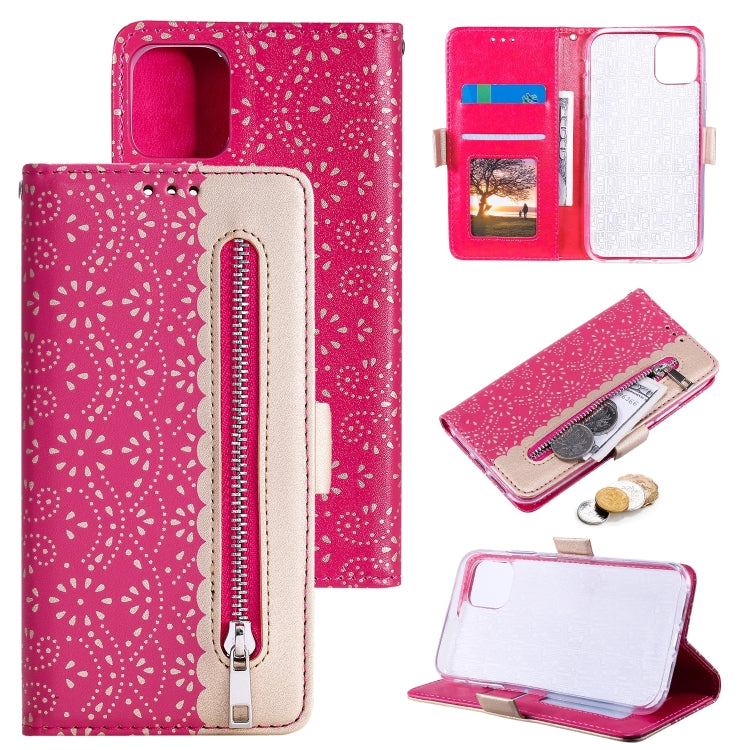 For iPhone 14 Pro Double Button Zipper Leather Case