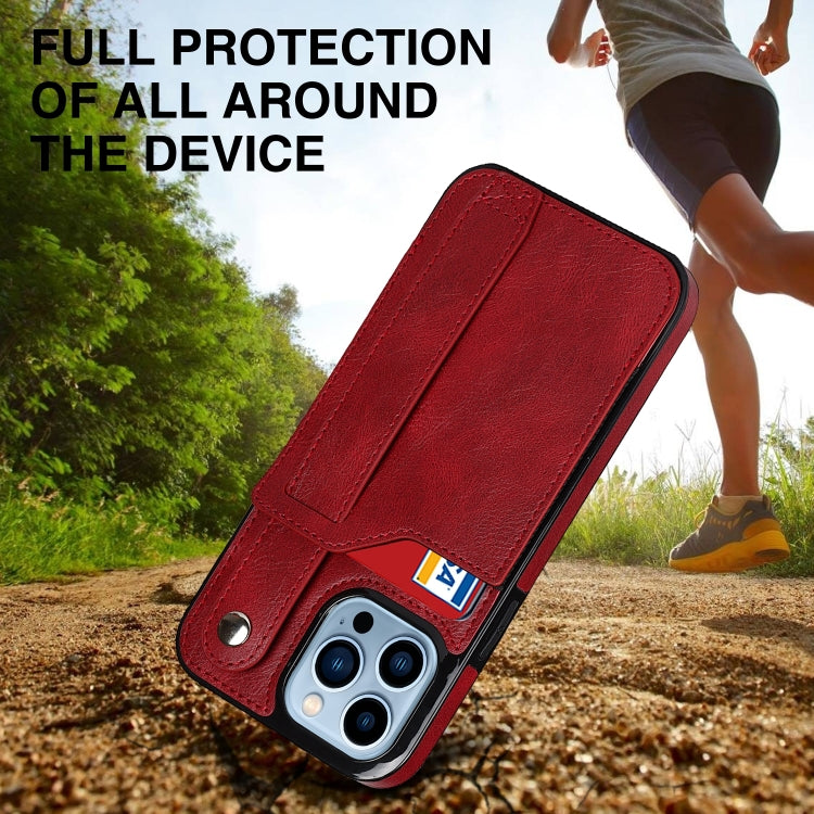 For iPhone 14 Pro Max Wrist Strap Holder Phone Case
