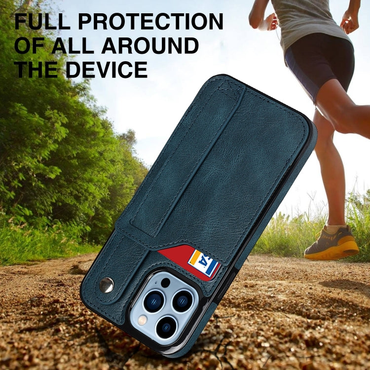 For iPhone 14 Pro Max Wrist Strap Holder Phone Case