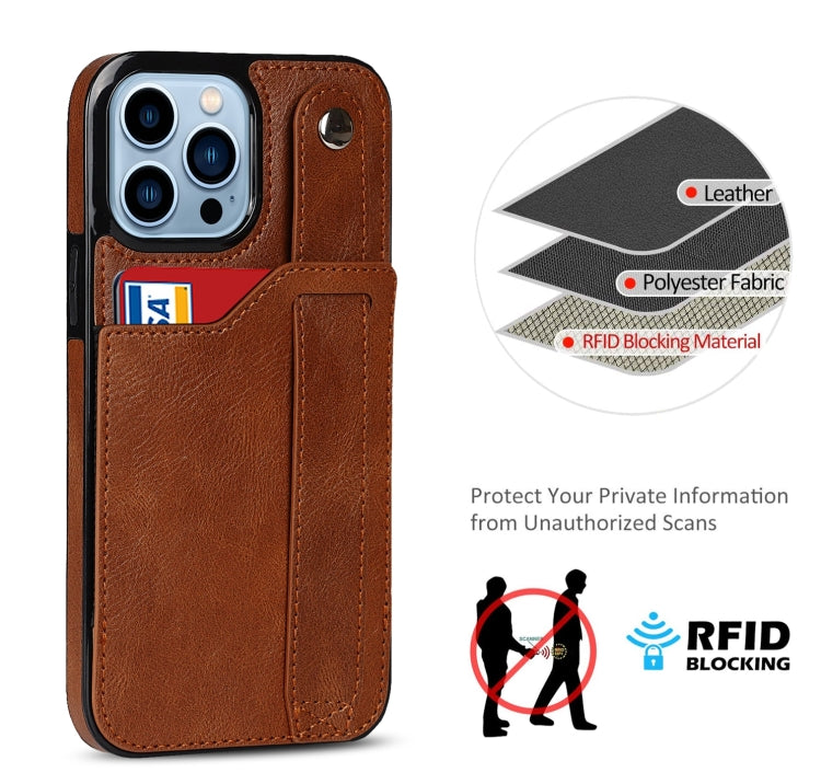 For iPhone 14 Pro Max Wrist Strap Holder Phone Case