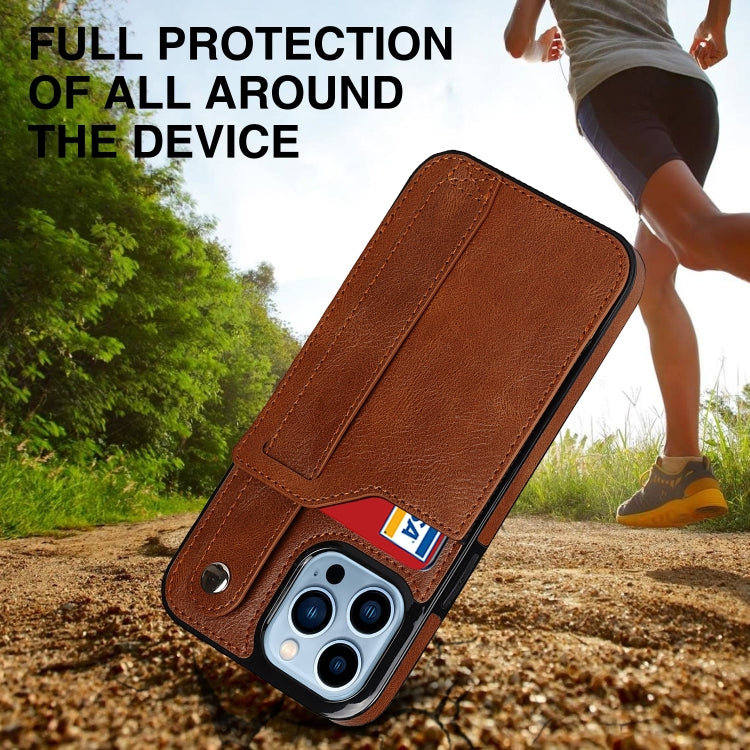 For iPhone 14 Pro Wrist Strap Holder Phone Case
