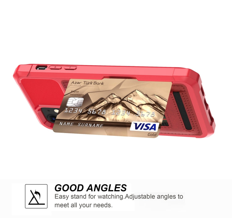 For iPhone 12 mini ZM06 Card Bag TPU + Leather Phone Case