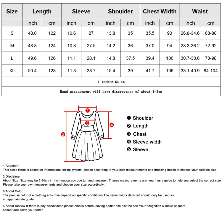 V-Neck French Split Skirt Floral Fishbone Dress, Size: