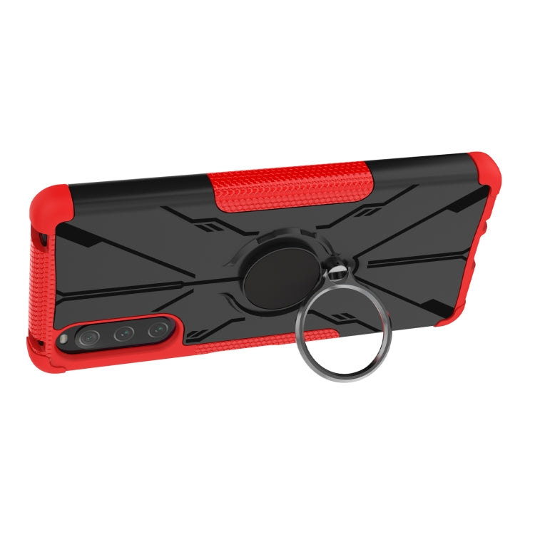 For Sony Xperia 10 IV Armor Bear Shockproof PC + TPU Phone Case with Ring
