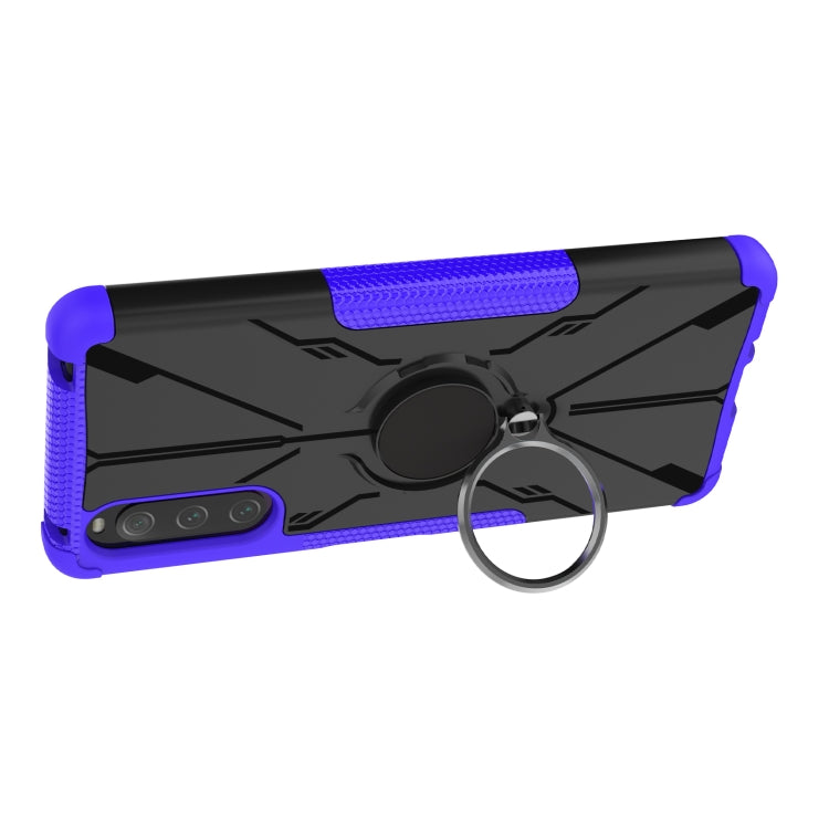 For Sony Xperia 10 IV Armor Bear Shockproof PC + TPU Phone Case with Ring