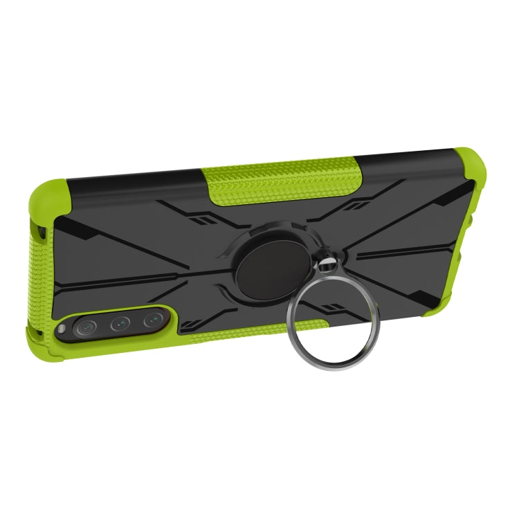 For Sony Xperia 10 IV Armor Bear Shockproof PC + TPU Phone Case with Ring
