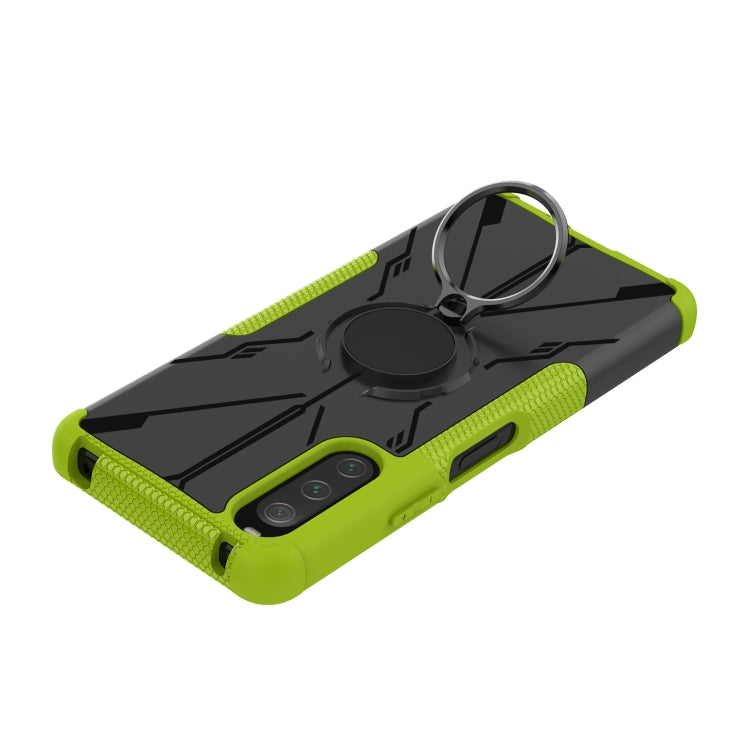 For Sony Xperia 10 IV Armor Bear Shockproof PC + TPU Phone Case with Ring