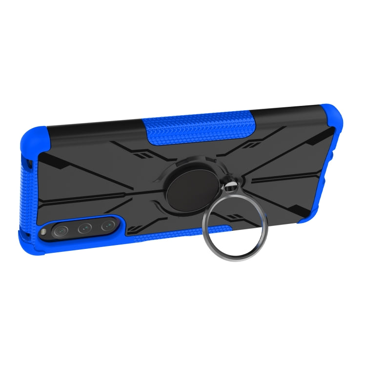 For Sony Xperia 10 IV Armor Bear Shockproof PC + TPU Phone Case with Ring