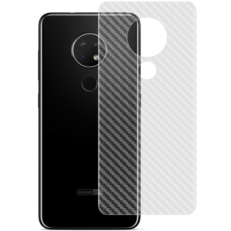 For Nokia 7.2 IMAK Carbon Fiber Pattern PVC Back Protective Film