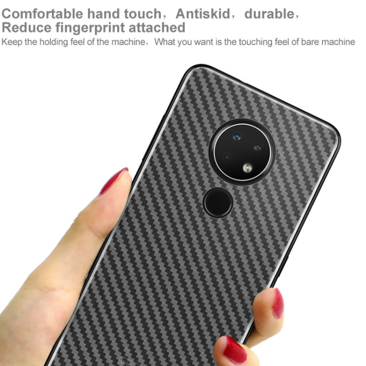 For Nokia 7.2 IMAK Carbon Fiber Pattern PVC Back Protective Film