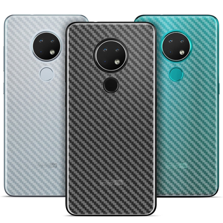 For Nokia 7.2 IMAK Carbon Fiber Pattern PVC Back Protective Film