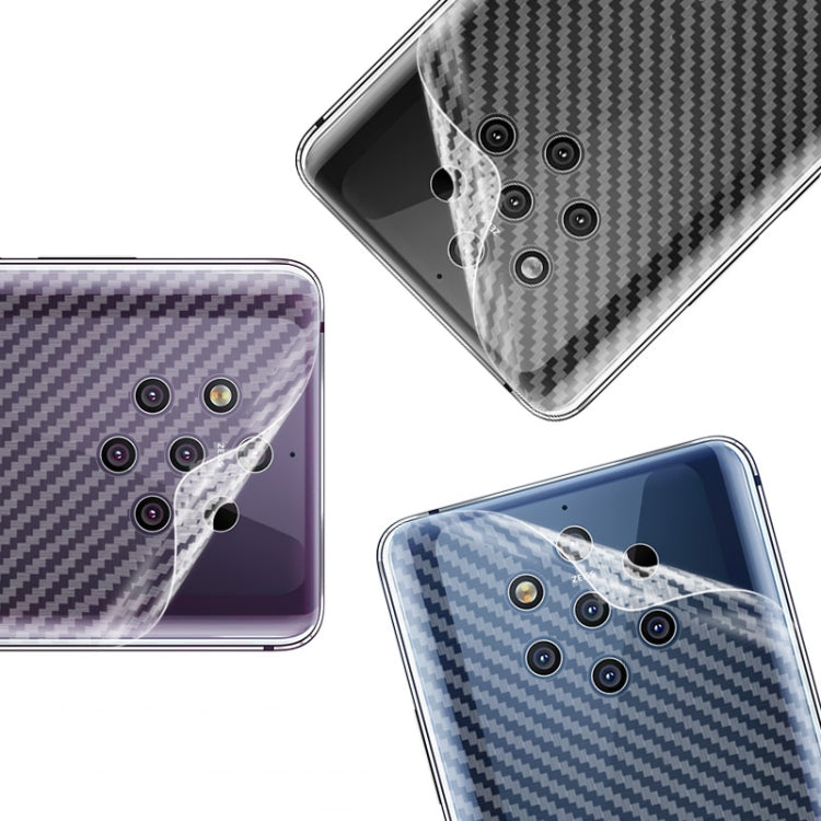 For Nokia 9 PureView IMAK Carbon Fiber Pattern PVC Back Protective Film