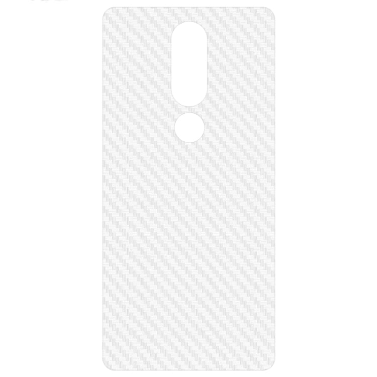 For Nokia X6 / 6.1 Plus IMAK Carbon Fiber Pattern PVC Back Protective Film