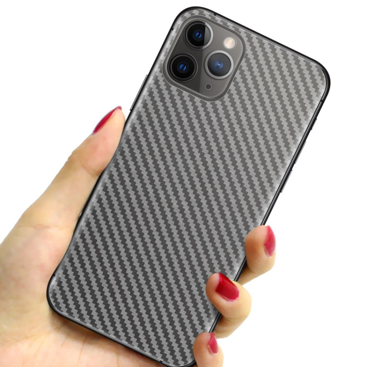 For iPhone 11 Pro IMAK Carbon Fiber Pattern PVC Back Protective Film