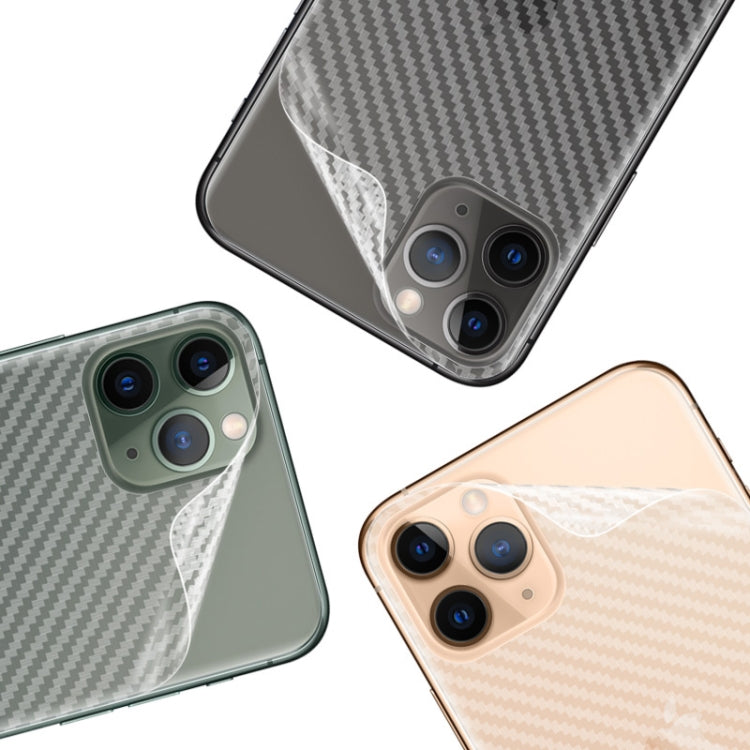 For iPhone 11 Pro IMAK Carbon Fiber Pattern PVC Back Protective Film