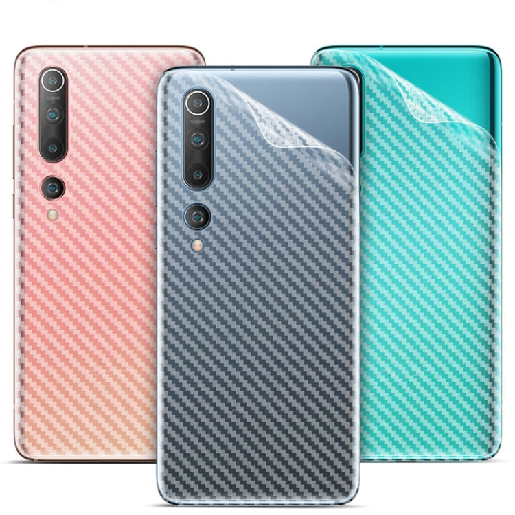 For Xiaomi Mi Note 10 IMAK Carbon Fiber Pattern PVC Back Protective Film