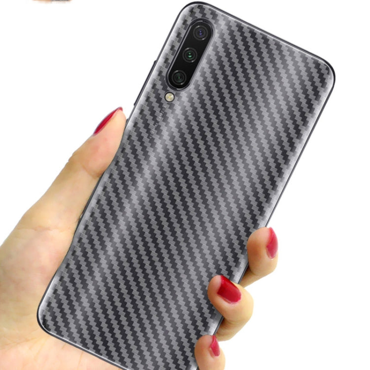 For Xiaomi Mi CC9e IMAK Carbon Fiber Pattern PVC Back Protective Film