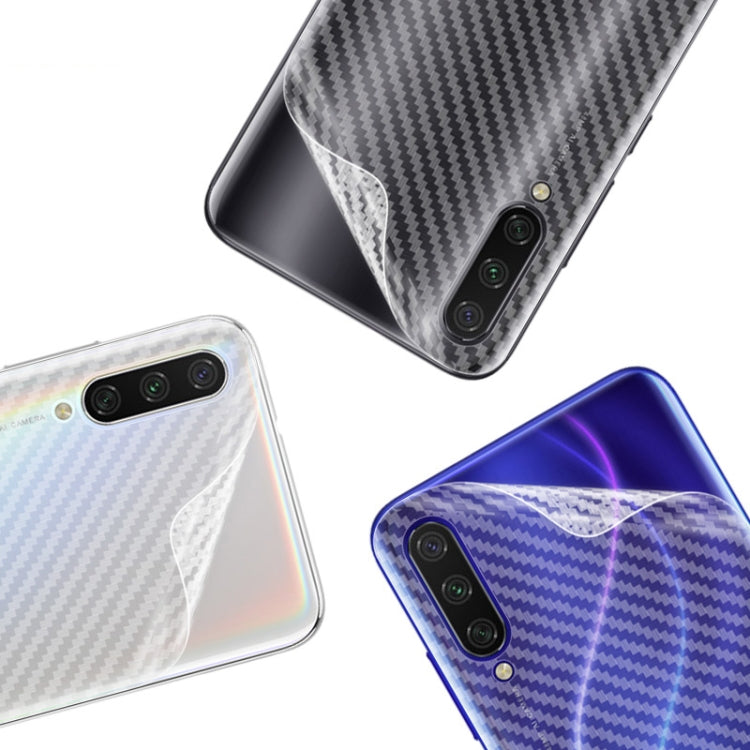For Xiaomi Mi CC9e IMAK Carbon Fiber Pattern PVC Back Protective Film