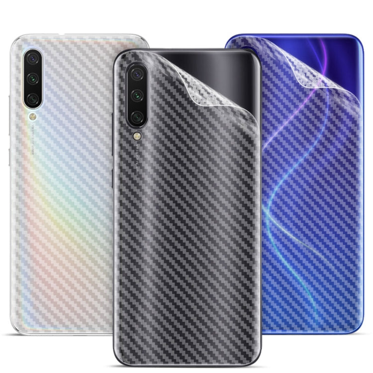 For Xiaomi Mi CC9e IMAK Carbon Fiber Pattern PVC Back Protective Film