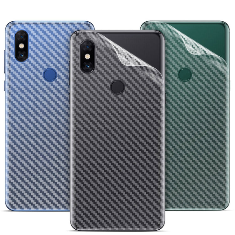 For Xiaomi Mi Mix 3 IMAK Carbon Fiber Pattern PVC Back Protective Film