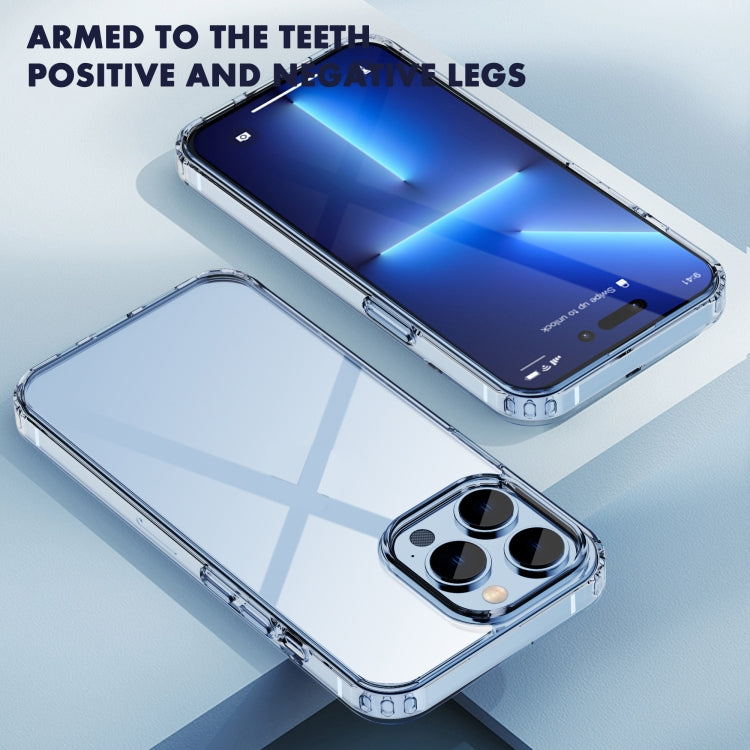 For iPhone 14 Pro iPAKY Shockproof PC + TPU Protective Phone Case(Transparent)