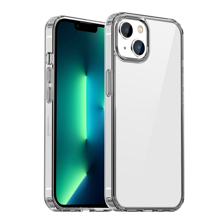 For iPhone 14 iPAKY Shockproof PC + TPU Protective Phone Case (Transparent)