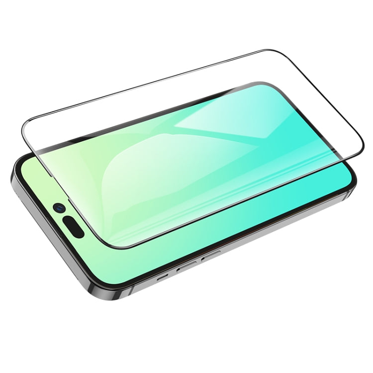 For iPhone 14 Pro hoco A12 Plus Nano 3D Full Screen Edges Protection Tempered Glass For iPhone 14 Pro