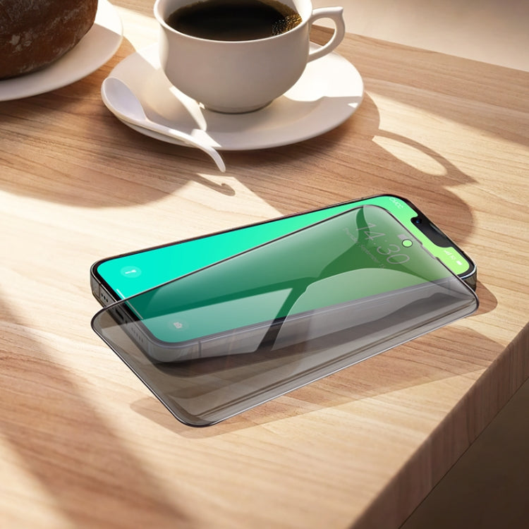 For iPhone 14 / 13 / 13 Pro hoco A12 Pro Nano 3D Full Screen Edges Protection Privacy Tempered Glass Film