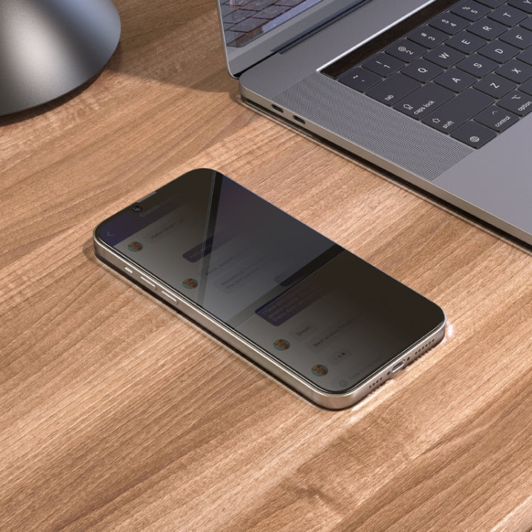 For iPhone 14 / 13 / 13 Pro hoco A12 Pro Nano 3D Full Screen Edges Protection Privacy Tempered Glass Film