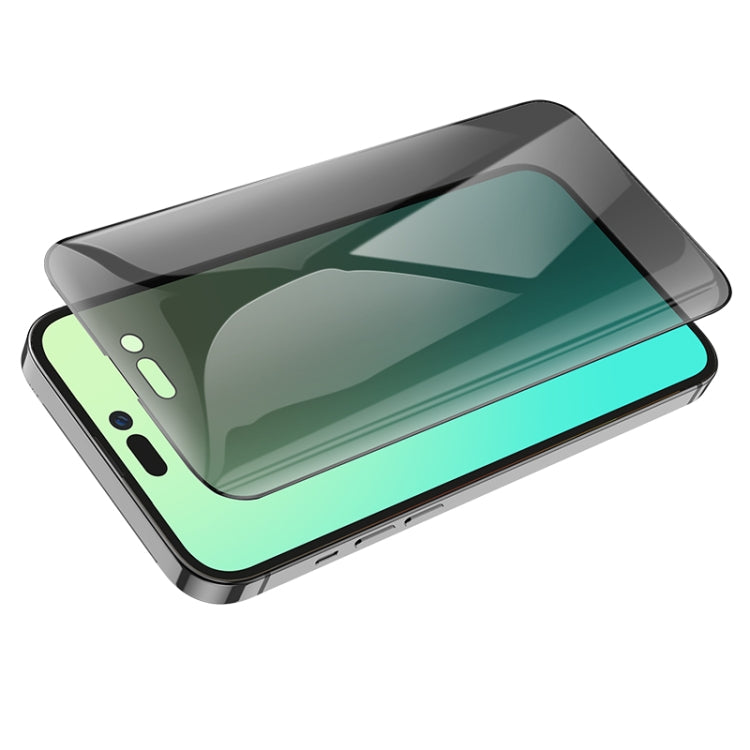 For iPhone 14 Pro hoco A12 Pro Nano 3D Full Screen Edges Protection Privacy Tempered Glass Film