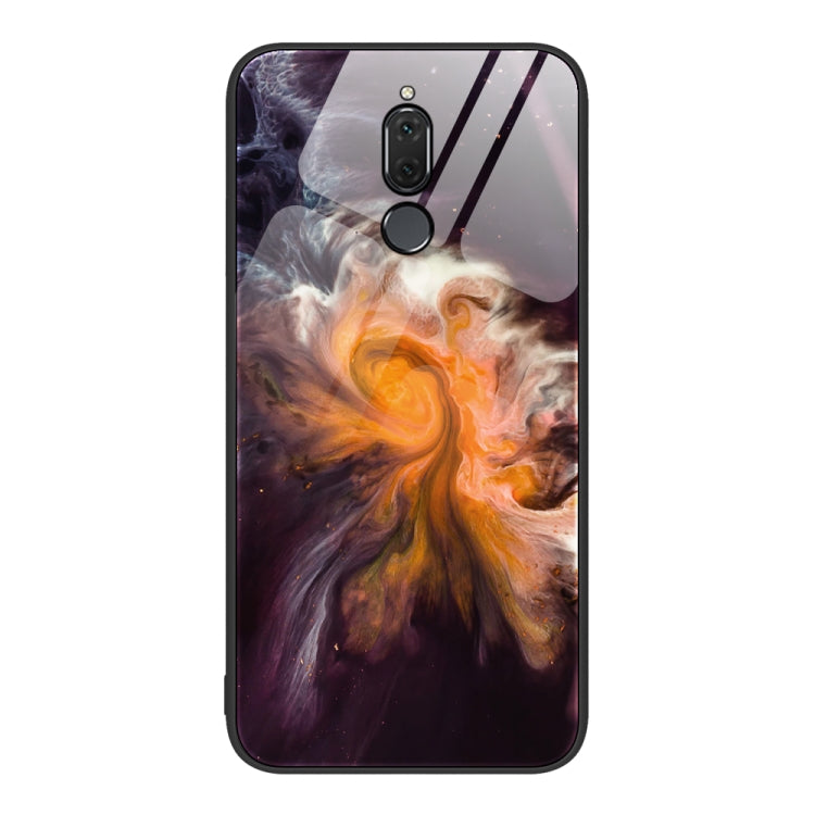For Huawei Maimang 6 Marble Pattern Glass Protective Phone Case