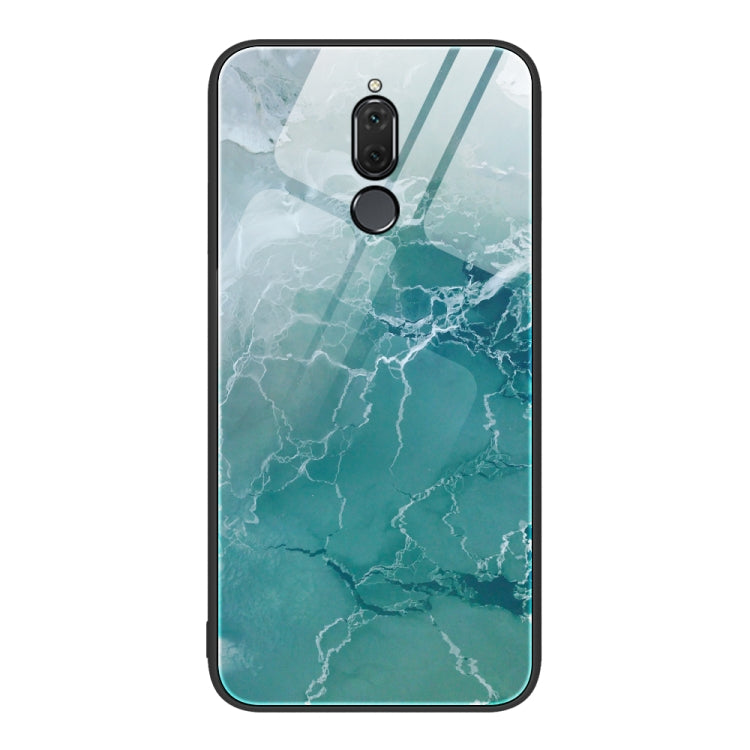 For Huawei Maimang 6 Marble Pattern Glass Protective Phone Case