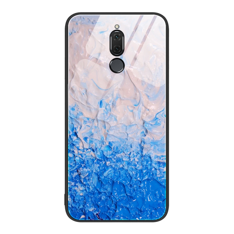 For Huawei Maimang 6 Marble Pattern Glass Protective Phone Case