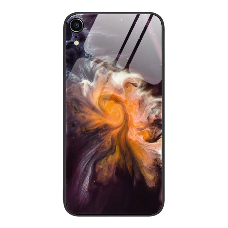 For iPhone XR Marble Pattern Glass Protective Phone Case For iPhone 1XR