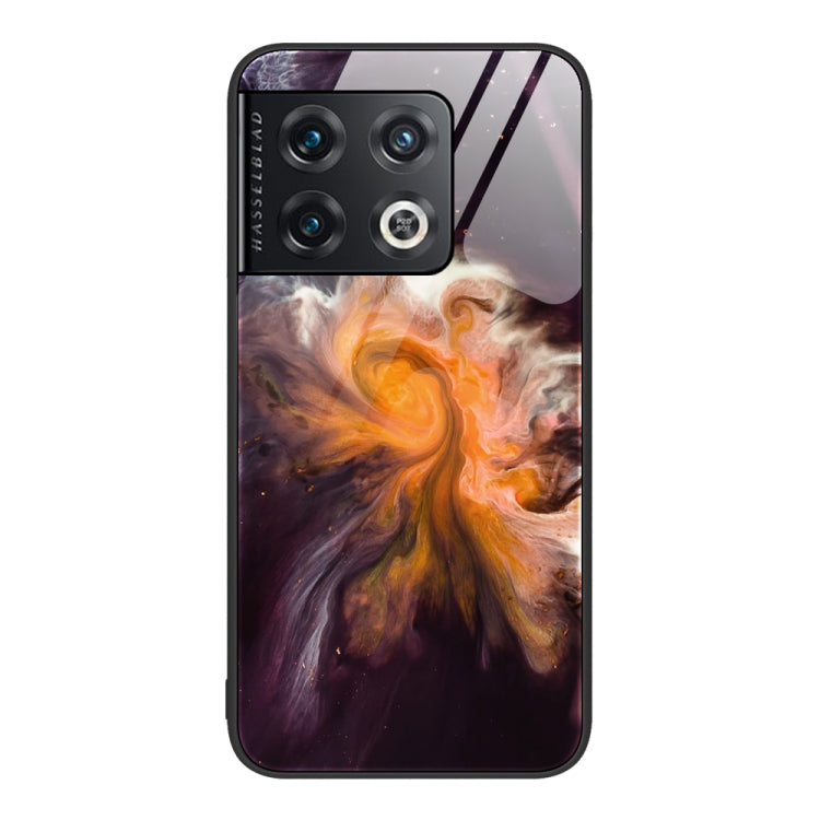 For OnePlus 10 Pro Marble Pattern Glass Protective Phone Case