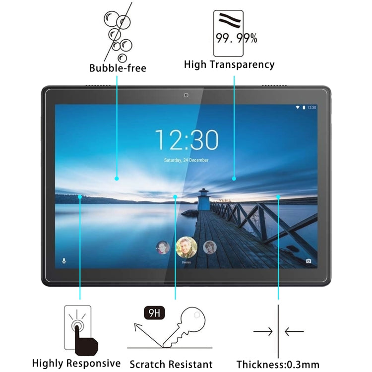 For Lenovo Tab M10 TB-X605F /  X505L 9H Tempered Glass Anti-Scratch Film