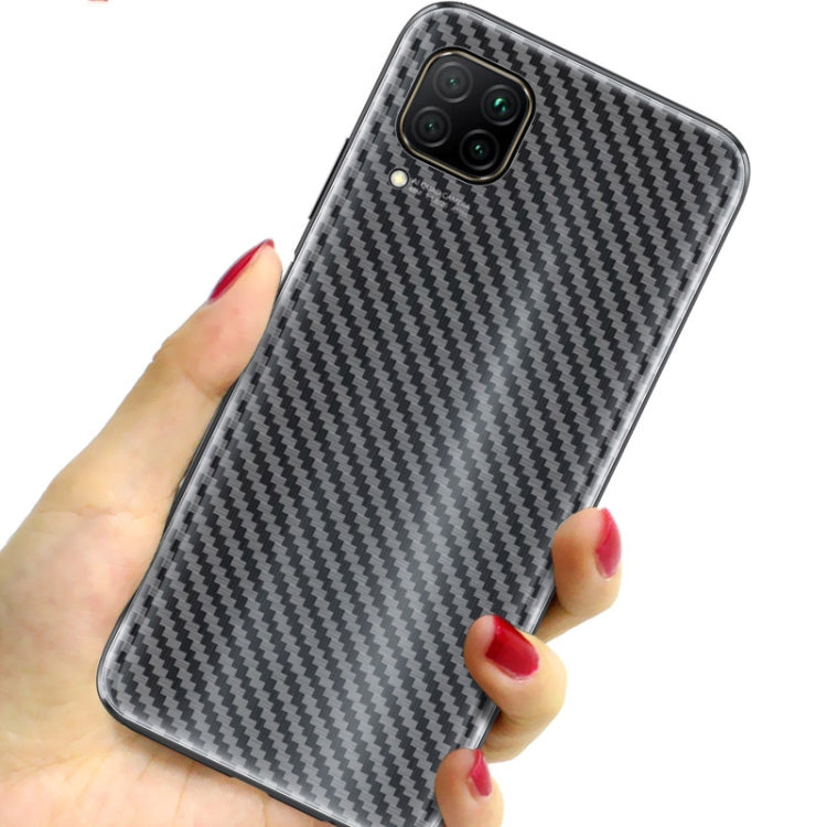 For Huawei P40 Lite / Nova 6 SE IMAK Carbon Fiber Pattern PVC Back Protective Film