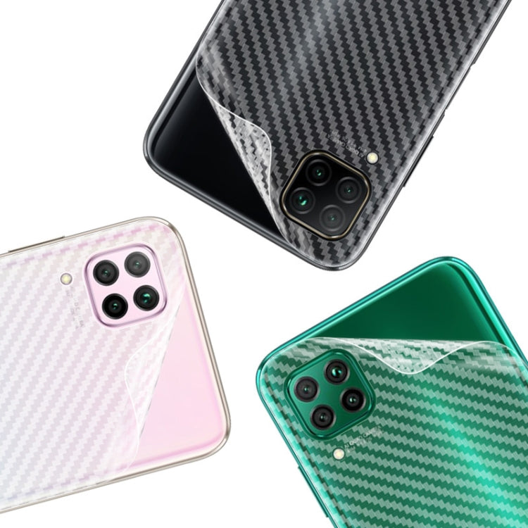 For Huawei P40 Lite / Nova 6 SE IMAK Carbon Fiber Pattern PVC Back Protective Film