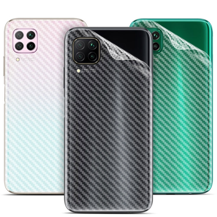 For Huawei P40 Lite / Nova 6 SE IMAK Carbon Fiber Pattern PVC Back Protective Film