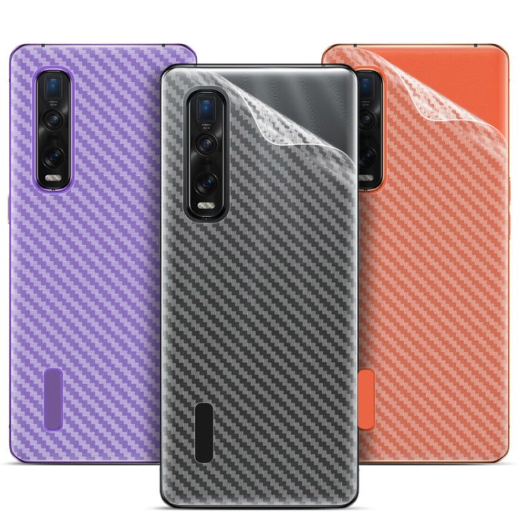 For OPPO Find X2 Pro IMAK Carbon Fiber Pattern PVC Back Protective Film