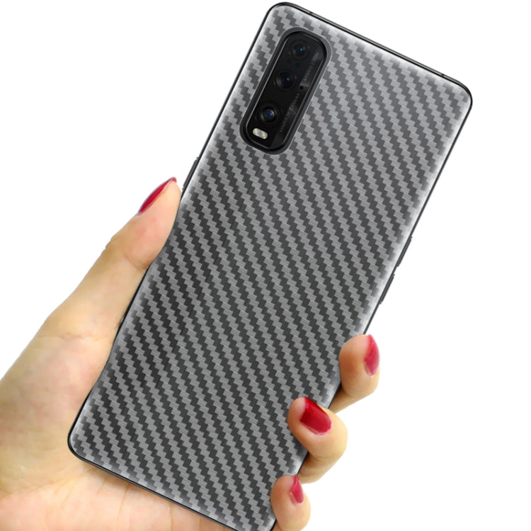 For OPPO Find X2 IMAK Carbon Fiber Pattern PVC Back Protective Film