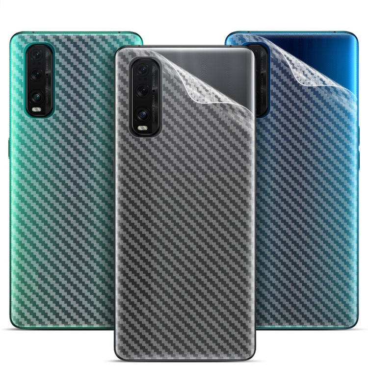 For OPPO Find X2 IMAK Carbon Fiber Pattern PVC Back Protective Film