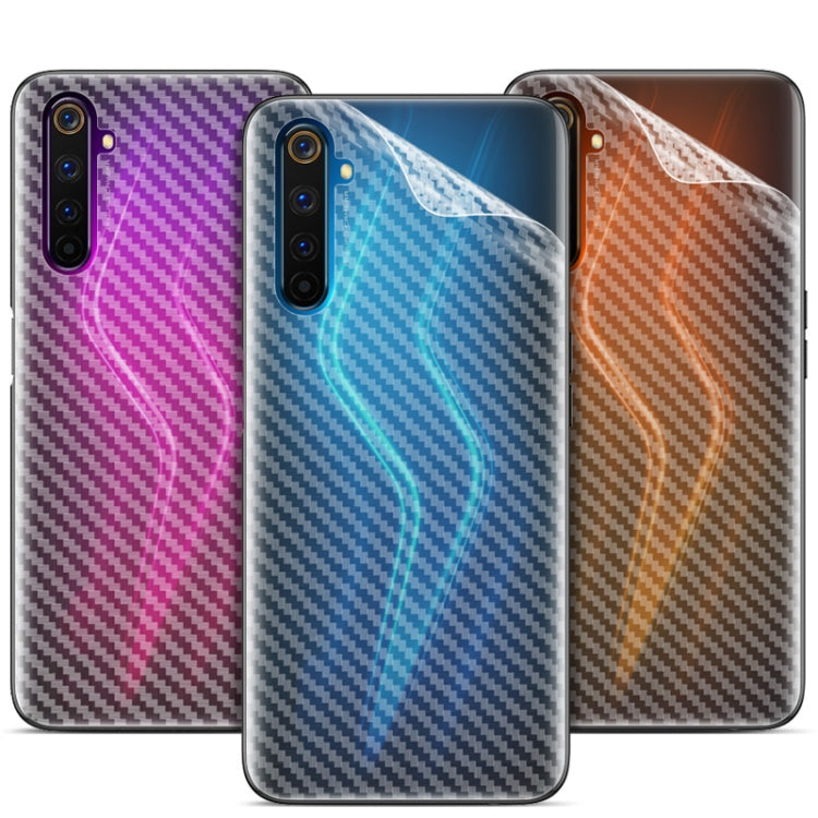 For OPPO Realme 6 Pro IMAK Carbon Fiber Pattern PVC Back Protective Film