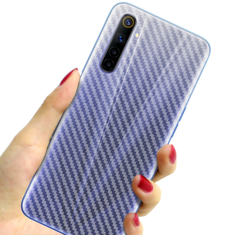 For OPPO Realme 6 IMAK Carbon Fiber Pattern PVC Back Protective Film