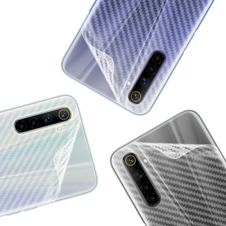 For OPPO Realme 6 IMAK Carbon Fiber Pattern PVC Back Protective Film