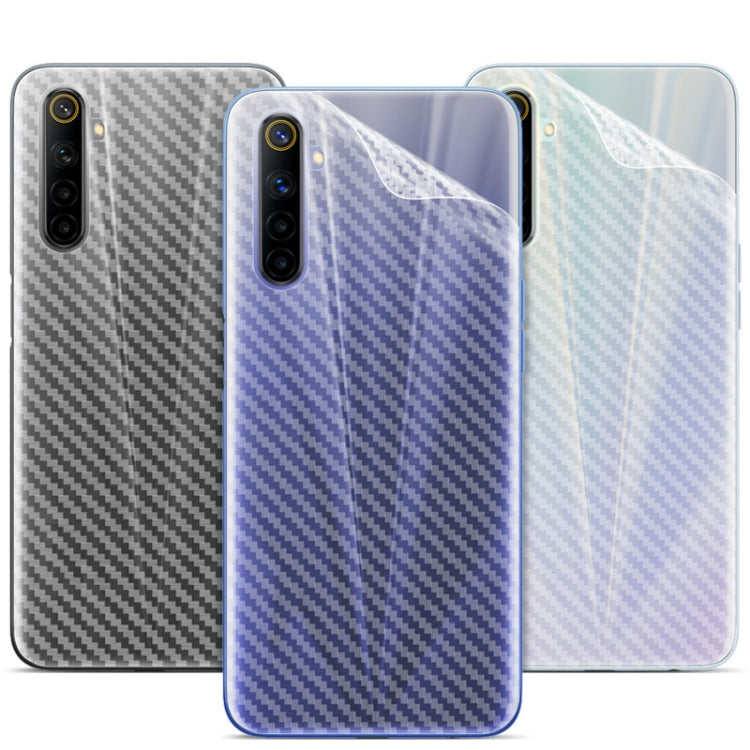 For OPPO Realme 6 IMAK Carbon Fiber Pattern PVC Back Protective Film