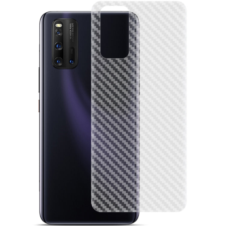 For Vivo iQOO3 5G IMAK Carbon Fiber Pattern PVC Back Protective Film